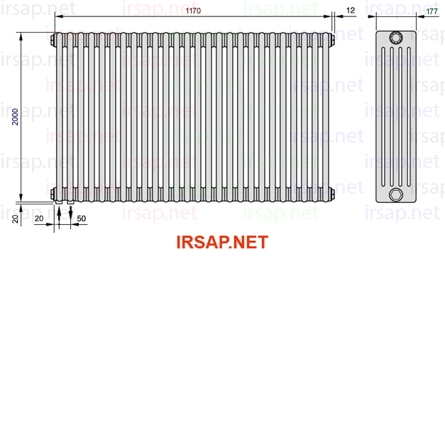 Радиатор IRSAP Tesi 52000/26 T18 CL 01